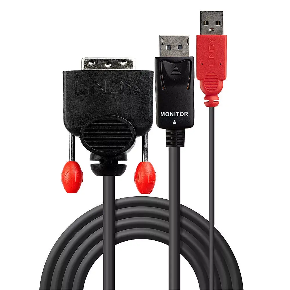 Активный адаптер-кабель Lindy DVI-D на Mini DisplayPort 0.5м Photo 2