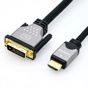 Video Cable Adapter ROLINE 11.04.5871 2m HDMI DVI Black Silver