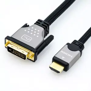 Video kabeļa adapteris ROLINE 11.04.5873 5m HDMI DVI Melns Sudrabs