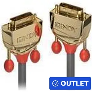 DVI-D Cable Lindy 15m Gold Line