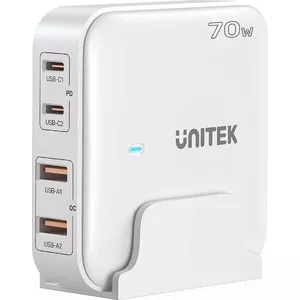 Desk Charger Unitek P1228AWH01-EU 70W 2×USB-A 2×USB-C