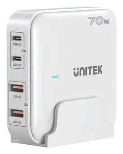 UNITEK P1228AWH01-EU mobile device charger Universal Black, White AC Fast charging Indoor