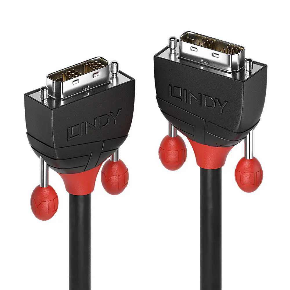 Lindy Black Line 10m DVI-D Single