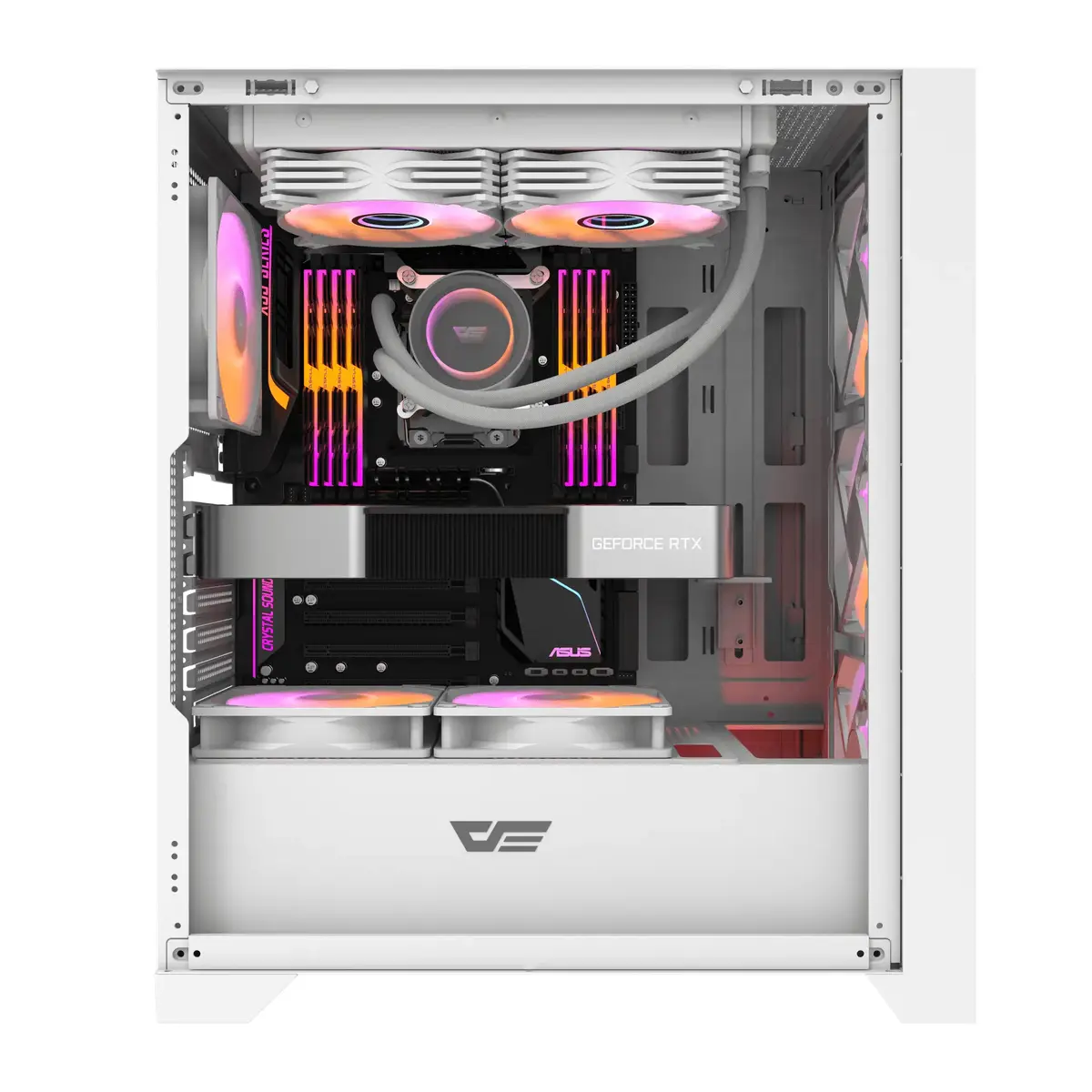 Darkflash DRX70 Mesh Midi Tower PC Case White Photo 13