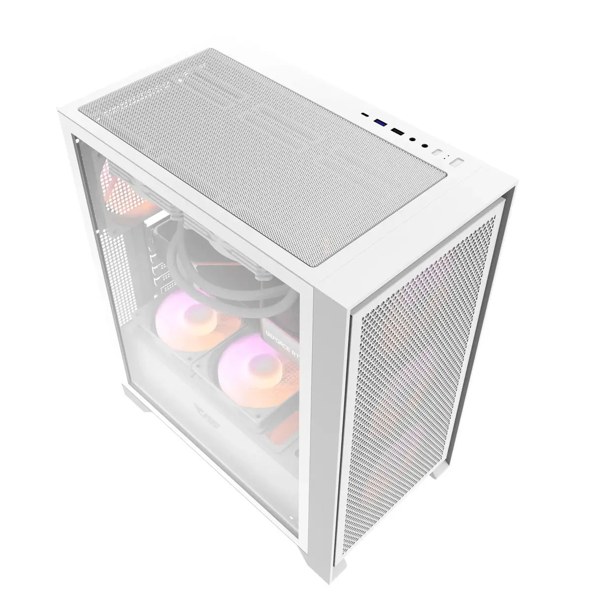 Darkflash DRX70 Mesh Midi Tower PC Case White Photo 17