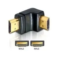 HDMI Adapteris Vīriešu 90° Lejup DeLOCK