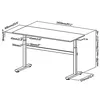Sit-stand desk MACLEAN ER0401W Photo 11