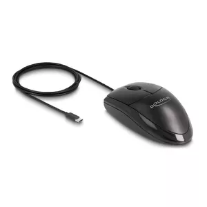 Мышь DeLOCK 12114 USB Type-C Оптическая Амбидекстр