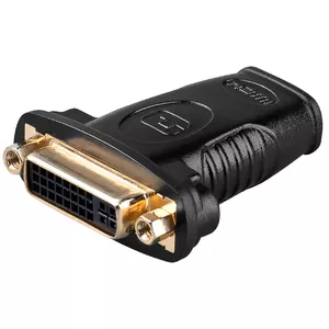 Goobay 68690 гендерный адаптер HDMI Type-A DVI-I (24+5 pin) Черный