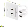 HDMI sienas kontaktligzda Goobay 17000398 Photo 3