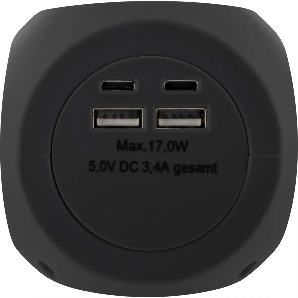 InLine Charging Cube strāvas pagarinātājs ar USB un ligzdām Photo 2
