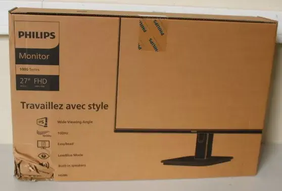 IZPĀRDOŠANA. PHILIPS 27E1N1100A/00 27" 16:9/1920x1080/250cdm2/4ms/VGA
