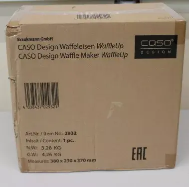Vafeļu panna Caso WaffleUp 800 W Photo 3