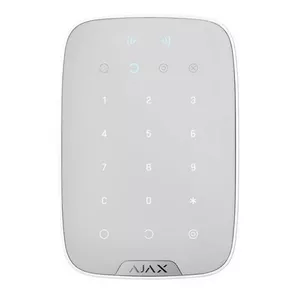 Wireless keypad Ajax WRL/PLUS WHITE — model 38253, wall-mounted access control keypad