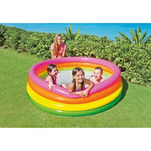 Inflatable pool Intex Sunset Glow Pool, vinyl, capacity 617 L, for ages 3+