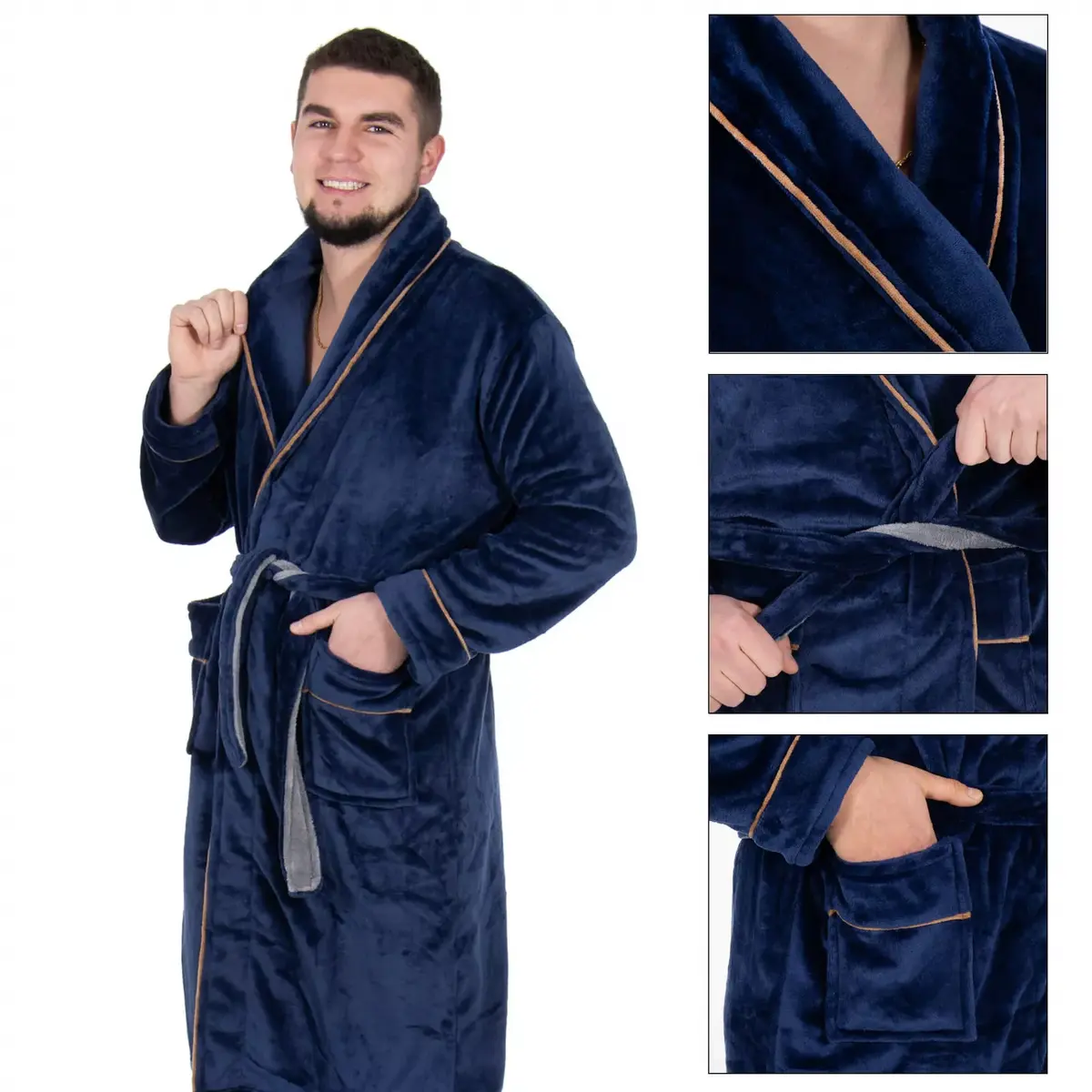 Vīriešu halāts Springos HA7386 XXL Photo 10