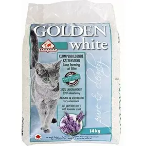 Кошачий наполнитель Pet Earth Golden Grey White Лаванда — комкующийся, с ароматом, на природных минералах