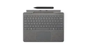 Microsoft Surface Pro Keyboard with Slim Pen QWERTZ German Platinum