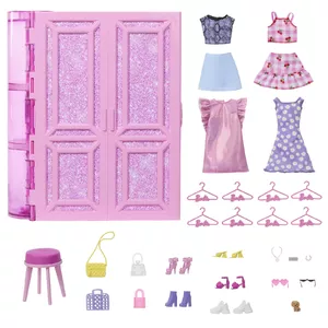 Leļļu skapis Mattel Barbie Dream Closet Playset Salokāms HXD59
