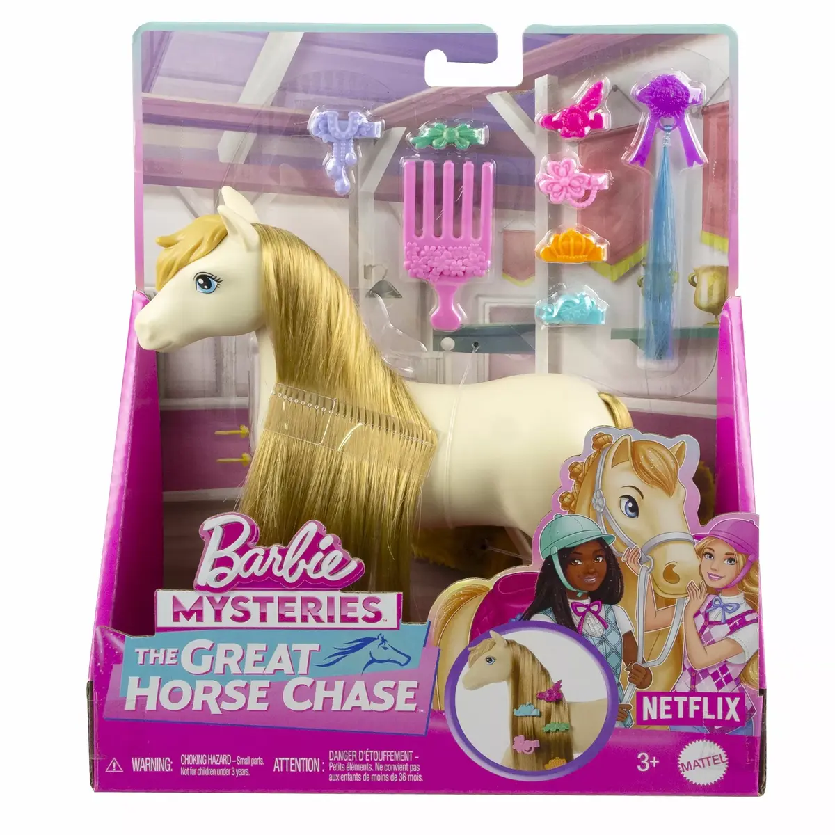 MATTEL Barbie Mysteries pony with accessories Photo 7