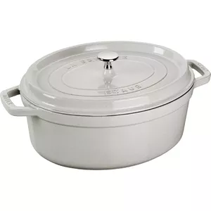 Čuguna ovāla katla Staub La Cocotte 3,2 l truffle krāsa