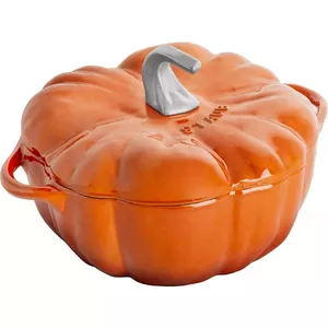 Cast iron pot Staub Pumpkin 3.45 l Cinnamon – enameled cocotte 3.45 L