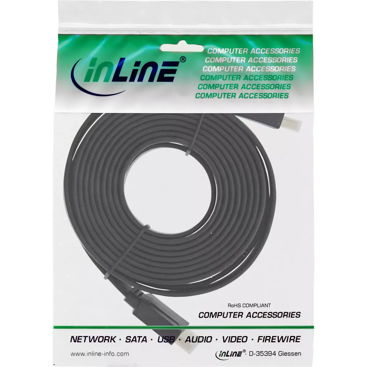 HDMI plakanā kabeļa InLine 17003F Photo 2
