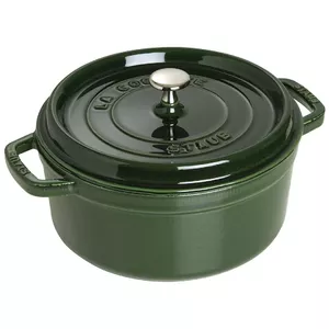 Cast iron casserole Staub 40509-356-0 3.8 L green, round