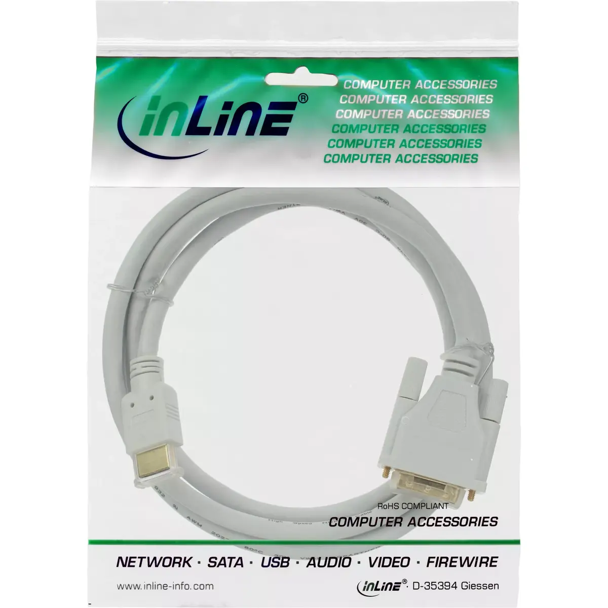 HDMI uz DVI kabelis InLine 17665U Photo 2