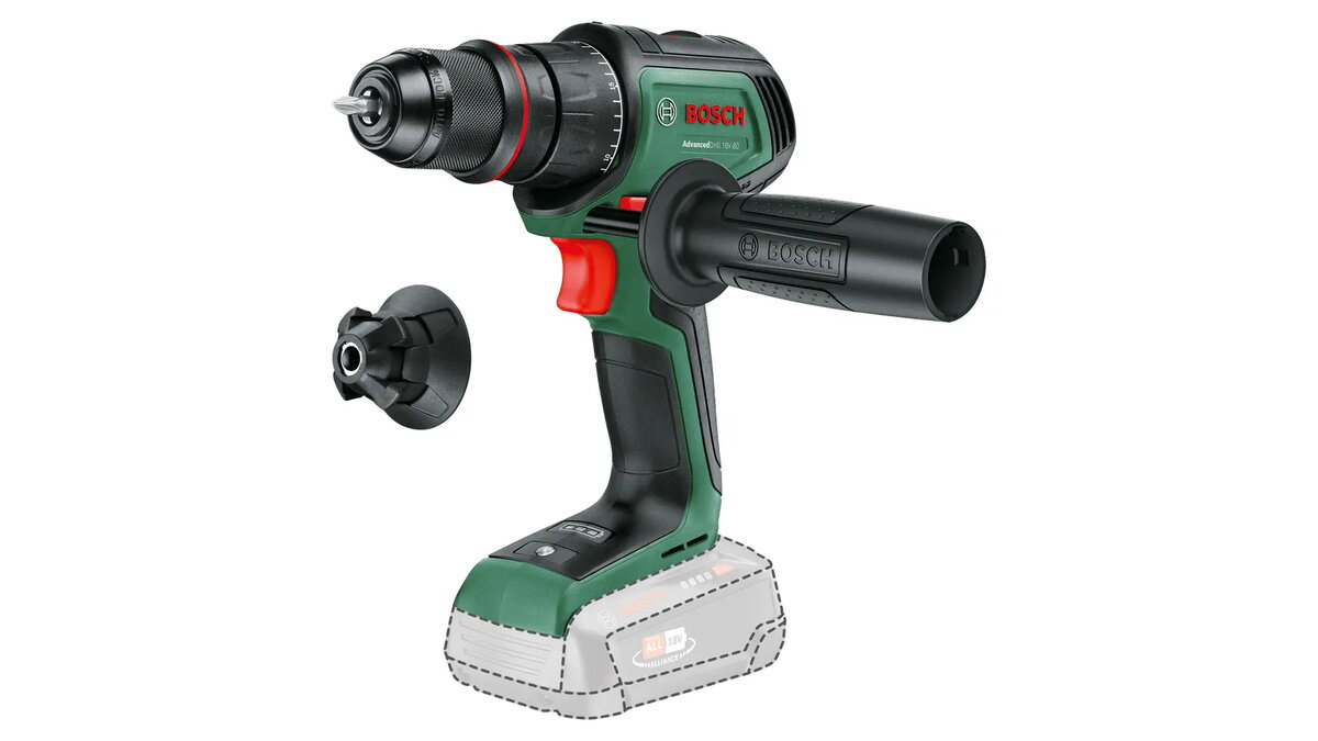 Bezvada urbjmašīna-skrūvgriezis Bosch AdvancedDrill 18V-80 QuickSnap