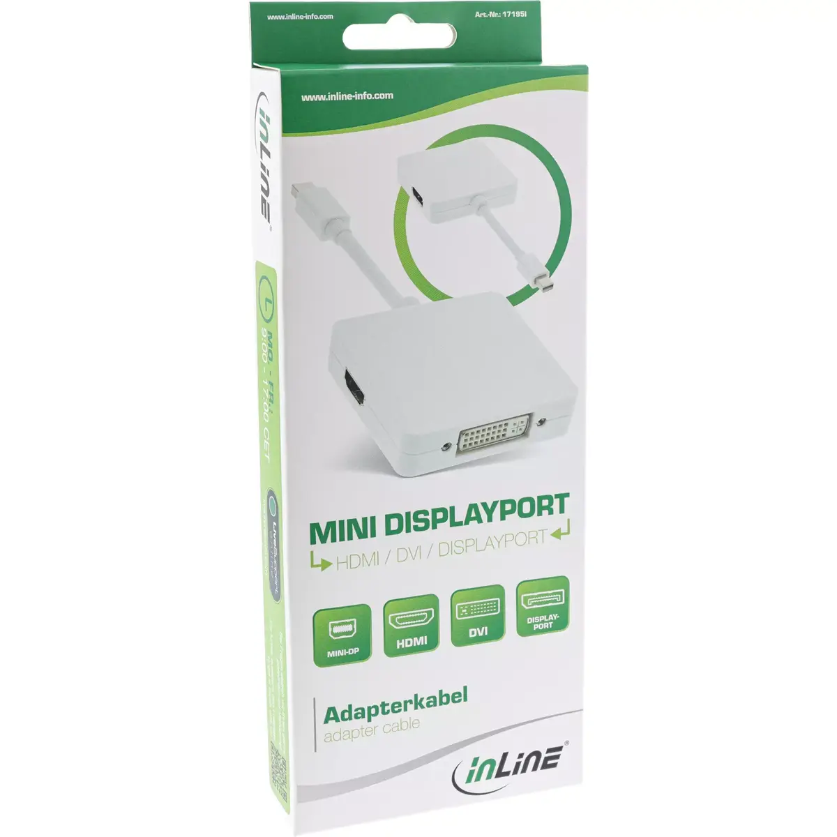 Mini DisplayPort Adapter InLine 17195I Photo 3