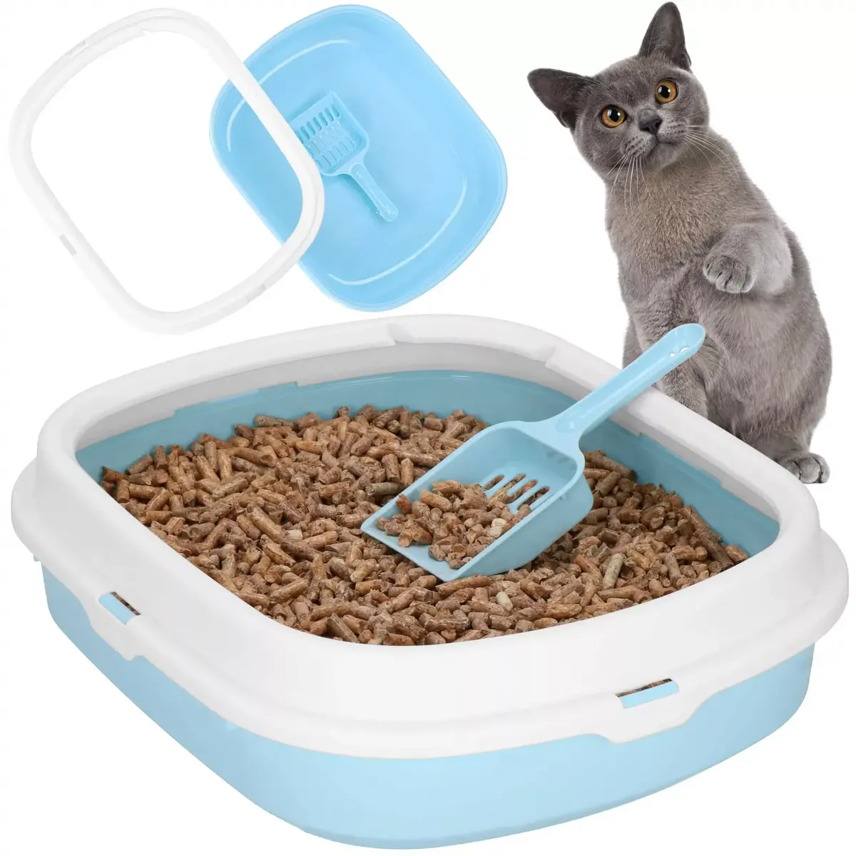 Cat toilet Springos PA0245 40x33x11 cm Photo 7