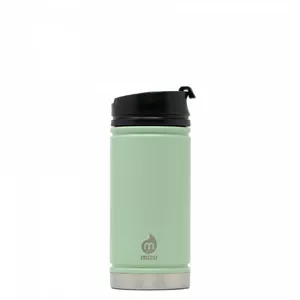 Mizu V5 ceļojuma termokrūze 450ml ar kafijas vāku jūras stikla krāsā