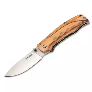 Knife MAGNUM Pakka Hunter Knife by Böker — outdoor hunting knife with Pakka wood handle, fixed blade