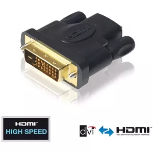 PureLink PureInstall PI010 DVI-D HDMI Melns