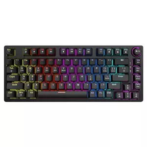 Игровая клавиатура Savio SAVGK-PHENIX YELLOW USB RF Wireless Bluetooth Механическая 82 клавиши RGB