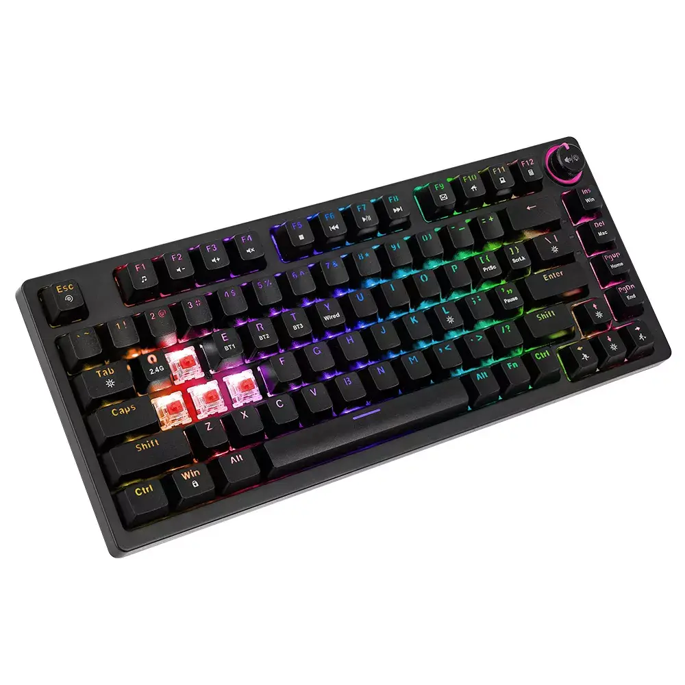 Spēļu tastatūra Savio SAVGK-PHENIX YELLOW Photo 4