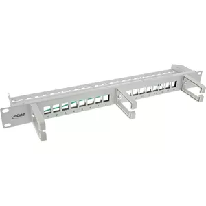 Patch panel InLine 76822A 1U Grey Rack capacity 1U