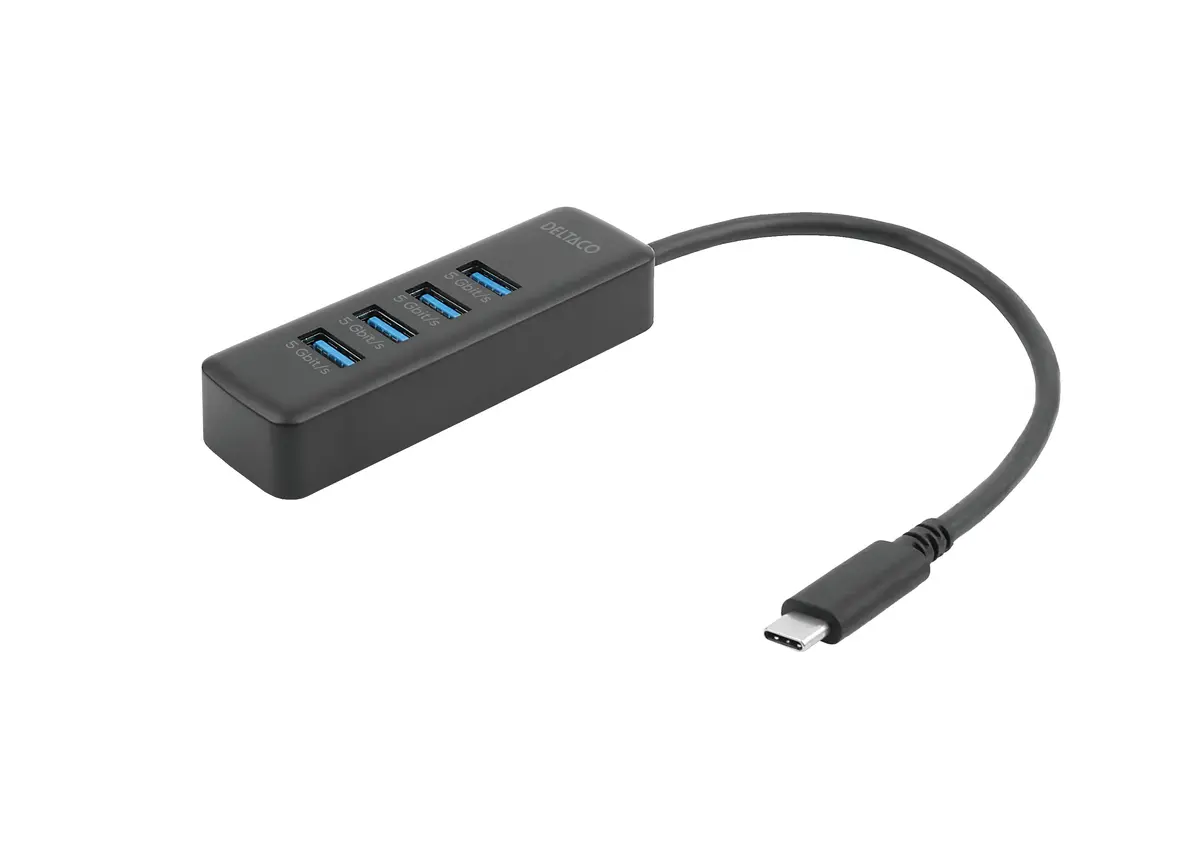 USB хаб Deltaco USBC-HUB202 Photo 3