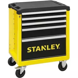 Tool cart Stanley STST74305-1 with 5 drawers, yellow/black, 3 flat + 2 high drawers