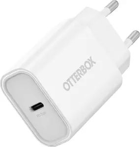Power adapter OTTERBOX 78-81414 20W PD USB-C White — EU plug