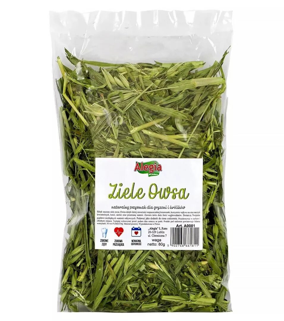 Uzkoda grauzējiem un trusiem Alegia Oat