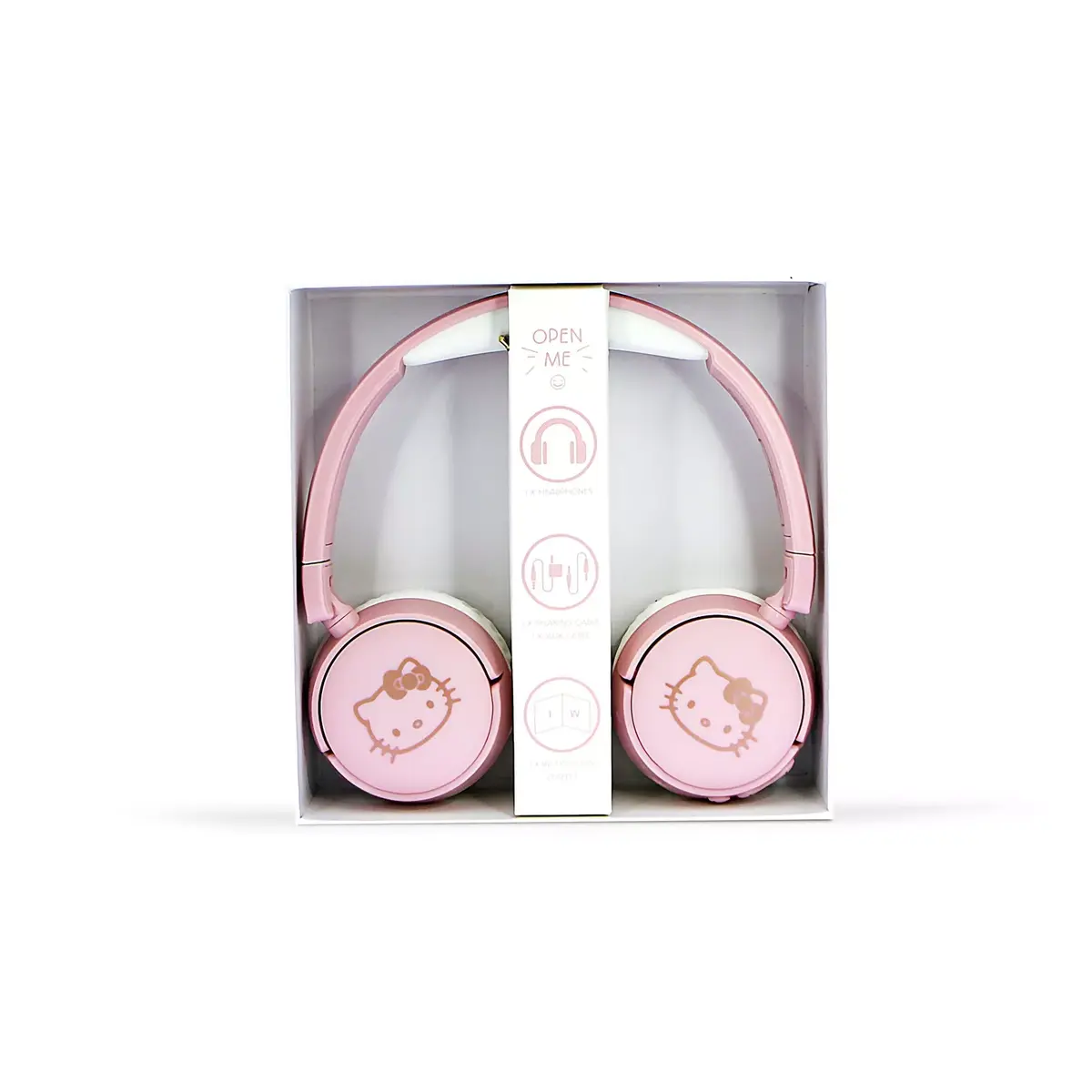OTL Technologies Hello Kitty Headphones, Pink, Blue, USB Type-C Photo 3
