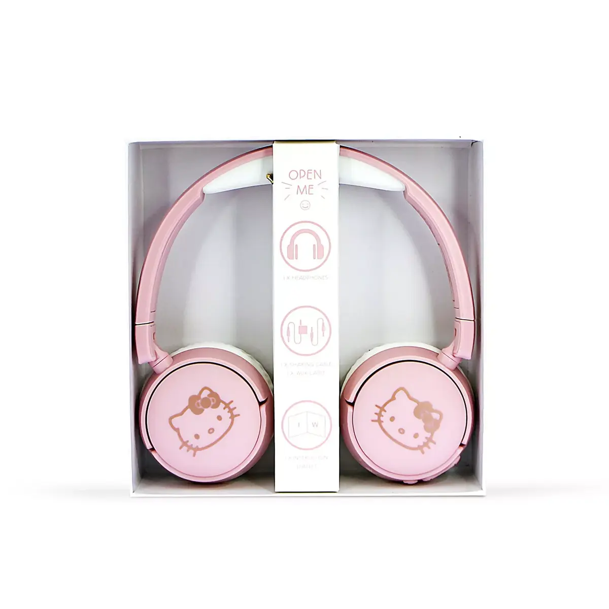 OTL Technologies Hello Kitty Headphones, Pink, Blue, USB Type-C Photo 5