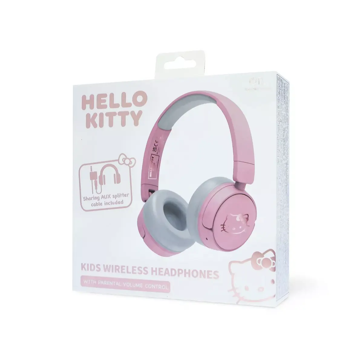 OTL Technologies Hello Kitty Headphones, Pink, Blue, USB Type-C Photo 6