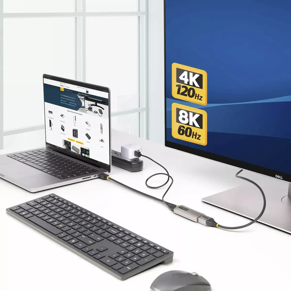 HDMI to DisplayPort Adapter StarTech.com 148B-HDMI-DP-8K Photo 6
