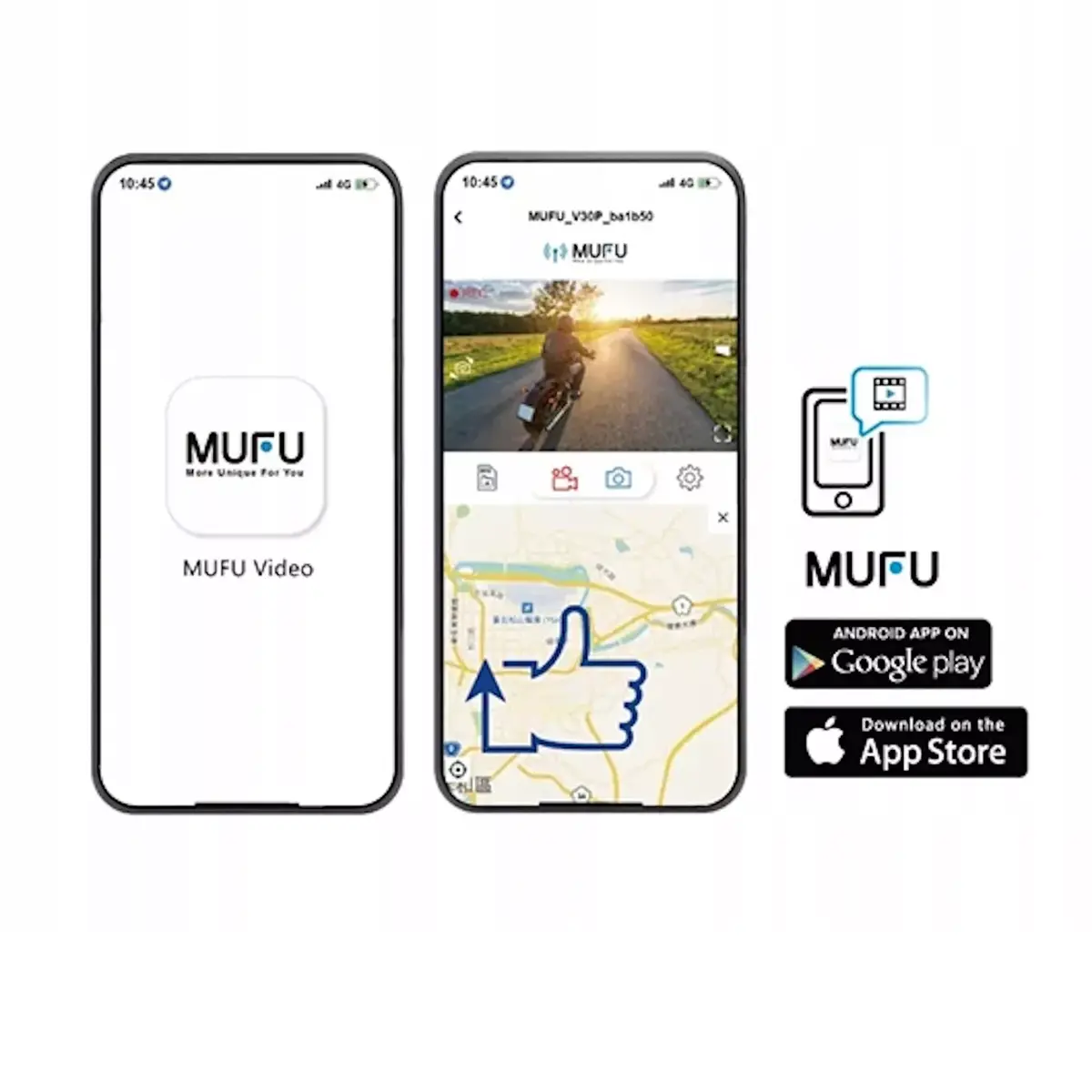 MUFU V30P видеорегистратор Full HD передняя 30/задняя 25 к/с Photo 2