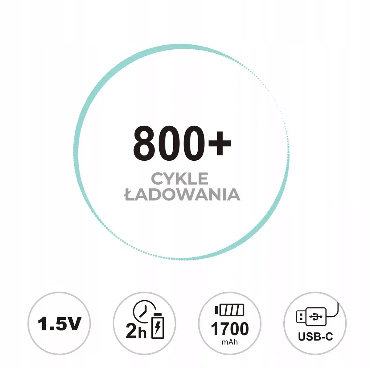 Uzlādējamas baterijas Liibatteries LIB667097 1700mAh Photo 5