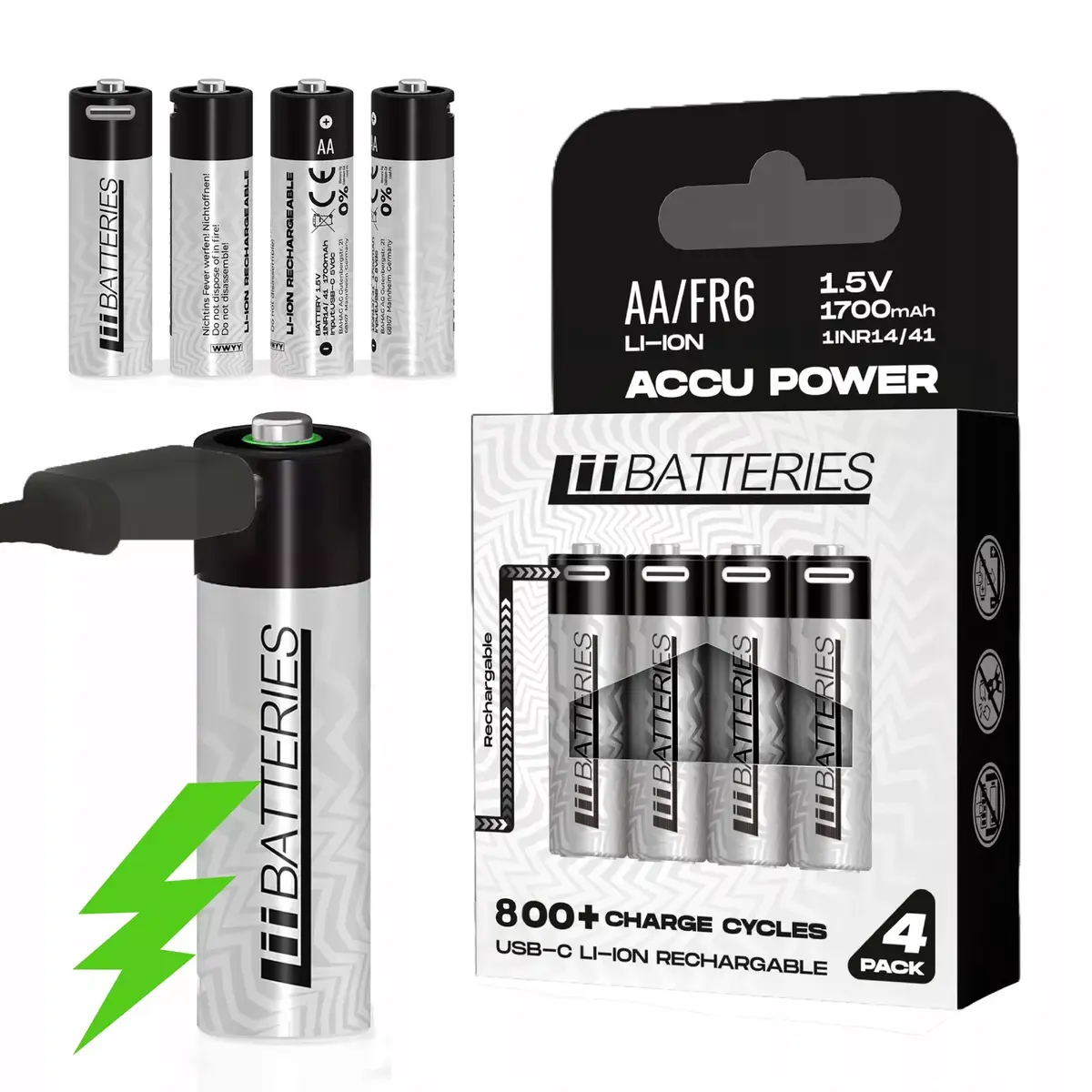 Uzlādējamas baterijas Liibatteries LIB667097 1700mAh Photo 8