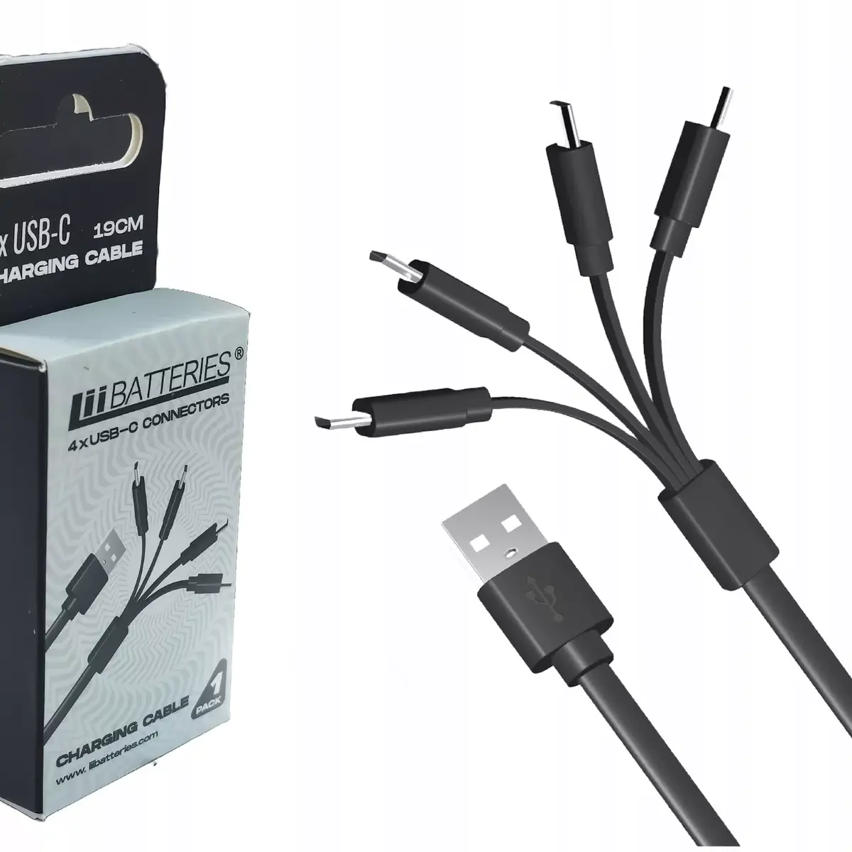 Зарядный кабель Liibatteries LIB667127 — 4× USB‑C Photo 5